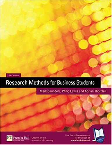 Beispielbild fr Research Methods for Business Students zum Verkauf von HPB-Red