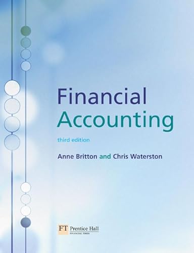 Financial Accounting (MTBE) [Taschenbuch] by Britton, Anne; Waterston, Christ. - Christopher Waterston