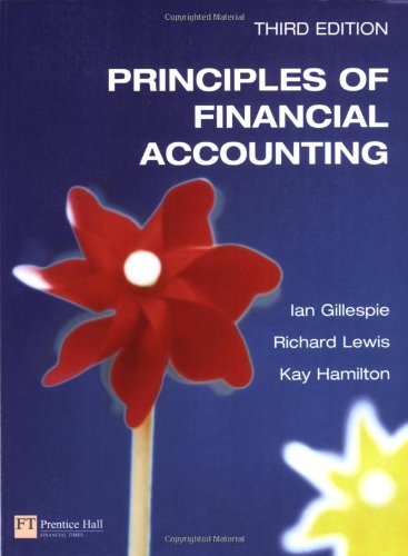Beispielbild fr Principles of Financial Accounting zum Verkauf von Greener Books