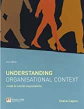 Stock image for Understanding Organisational Context for sale by WorldofBooks