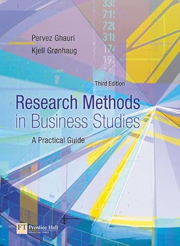 9780273681564: Research Methods in Business Studies: A Practical Guide