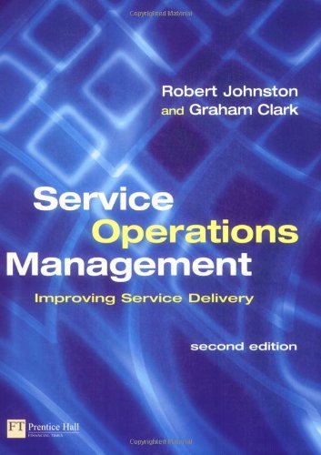 Beispielbild fr Service Operations Management: Improving Service Delivery zum Verkauf von AwesomeBooks