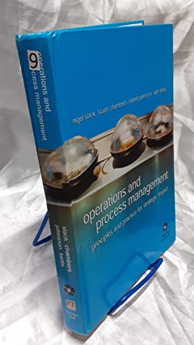 Stock image for Operations & Process Management: Principles and Practice for Strategic Impact for sale by WorldofBooks