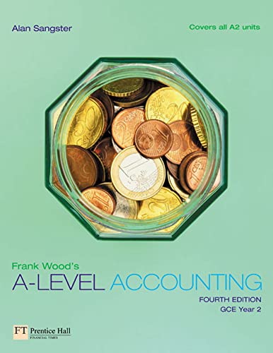 Beispielbild fr Frank Wood's A-Level Accounting zum Verkauf von Buchpark