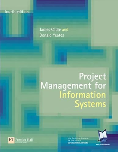 Beispielbild fr Project Management for Information Systems zum Verkauf von AwesomeBooks