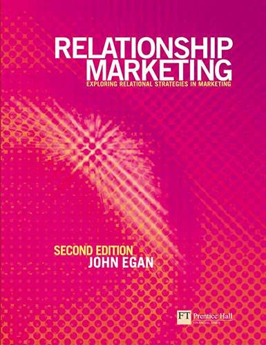 Imagen de archivo de Relationship Marketing: Exploring relational strategies in marketing (2nd Edition) a la venta por Open Books