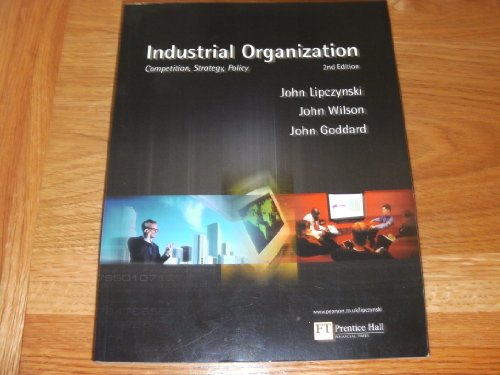 Beispielbild fr Industrial Organization: Competition, Strategy, Policy zum Verkauf von AwesomeBooks