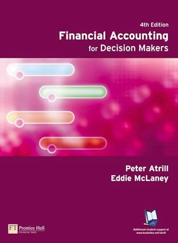 Imagen de archivo de Financial Accounting for Decision Makers a la venta por AwesomeBooks