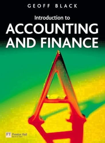 Beispielbild fr Introduction to Accounting and Finance zum Verkauf von WorldofBooks