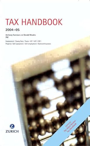 9780273694441: Zurich Tax Handbook For The Uk: 2004-2005
