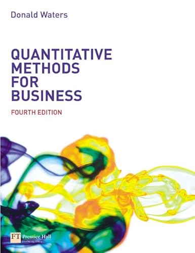 Imagen de archivo de Quantitative Methods for Business (4th Edition) a la venta por BookHolders