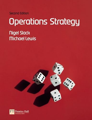 Imagen de archivo de Operations Strategy a la venta por Irish Booksellers