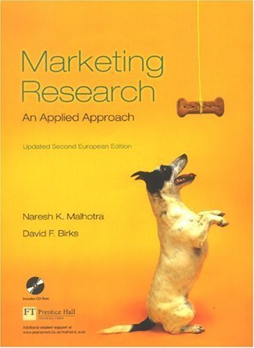 9780273695301: Marketing Research: An Applied Approach, Updated Second Edition