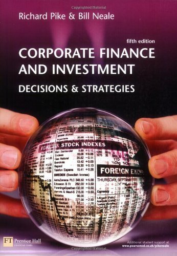 Beispielbild fr Corporate Finance and Investment: Decisions and Strategies zum Verkauf von medimops