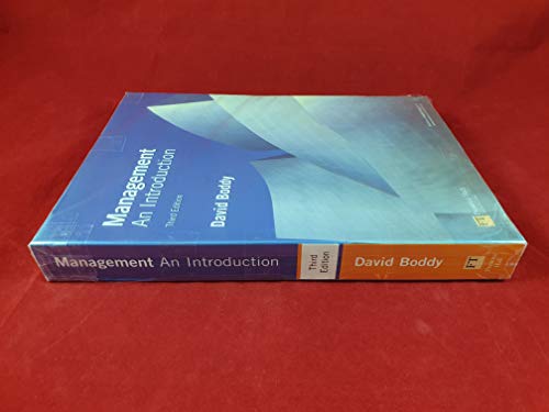 Beispielbild fr Management: an introduction zum Verkauf von AwesomeBooks