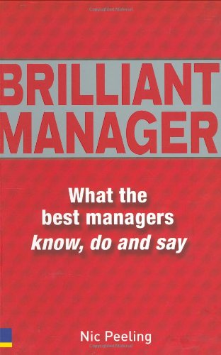 Imagen de archivo de Brilliant Manager a la venta por AwesomeBooks