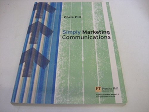 9780273704058: Simply Marketing Communications