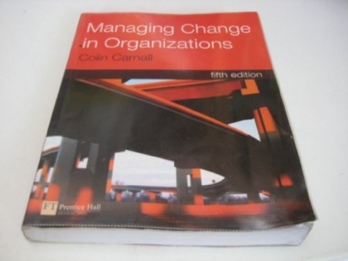 Stock image for Managing Change in Organizations for sale by WorldofBooks