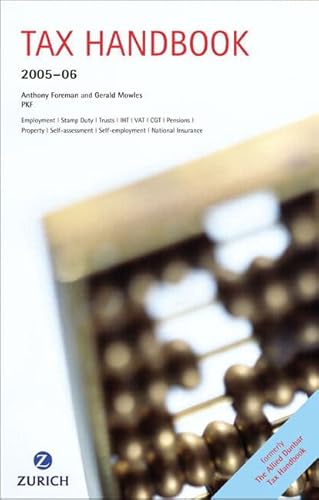 Imagen de archivo de Zurich Tax Handbook 2005/2006 a la venta por Reuseabook