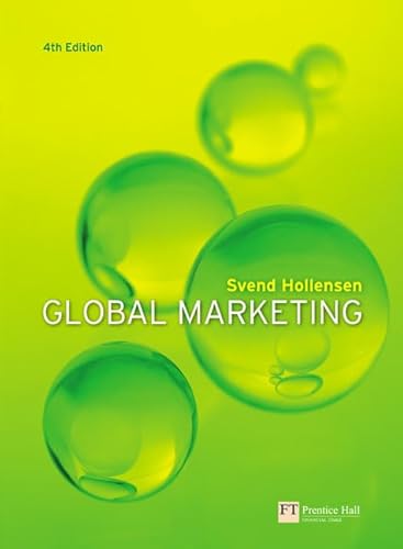 Imagen de archivo de Global Marketing : A Decision-Oriented Approach a la venta por Better World Books