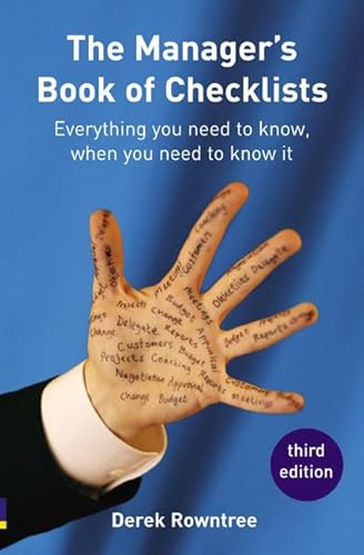 Imagen de archivo de Manager's Book of Checklists: everything you need to know, when you need to know it a la venta por WorldofBooks