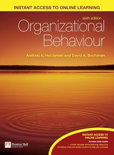 Organizational Behaviour (9780273708353) by Andrzej Huczynski