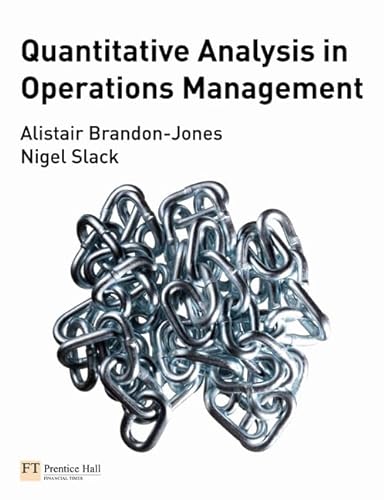 Beispielbild fr Quantitative Analysis in Operations Management zum Verkauf von Greener Books