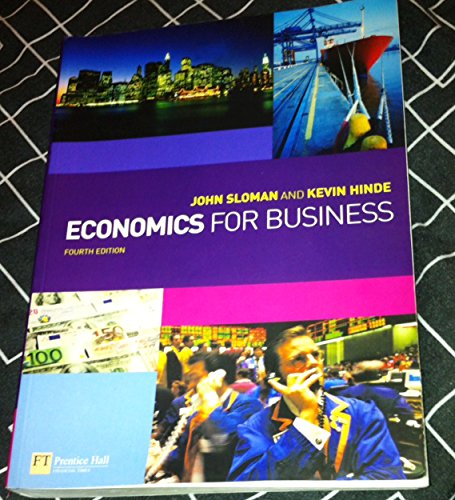 Stock image for Economics for Business for sale by AwesomeBooks