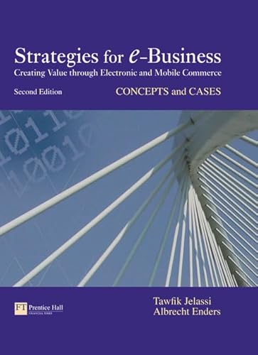 Beispielbild fr Strategies for E-Business: concepts and cases zum Verkauf von WorldofBooks