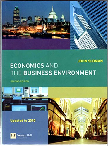 Imagen de archivo de Economics and the Business Environment a la venta por WorldofBooks