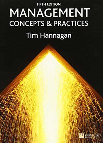 9780273711186: Management: Concepts & Practices