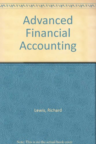 Advanced Financial Accounting (9780273711407) by [???]