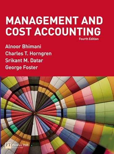 Beispielbild fr Management and Cost Accounting zum Verkauf von AwesomeBooks