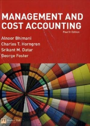 9780273711490: Management and Cost Accounting