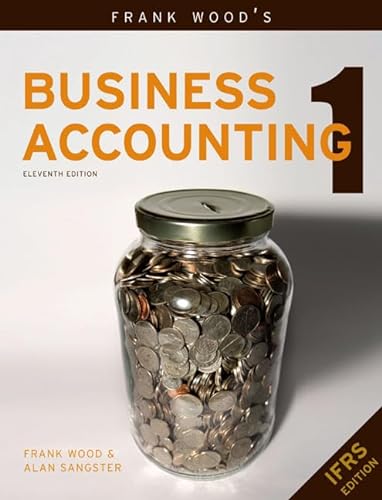 Imagen de archivo de Frank Wood's Business Accounting Volume 1: v. 1 a la venta por AwesomeBooks