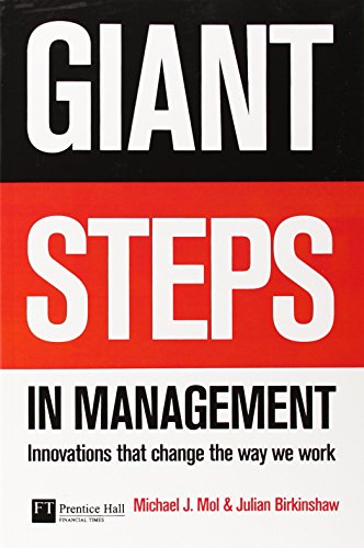 Stock image for Giant Steps in Management: Innovations that change the way you work (Financial Times Series) for sale by WorldofBooks