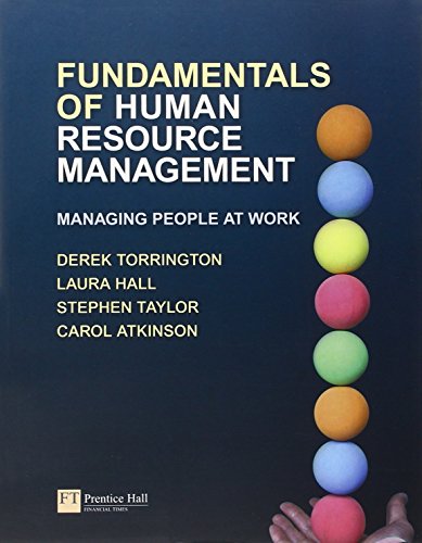 Stock image for Fundamentals of Human Resource Management: Managing People at Work for sale by WorldofBooks
