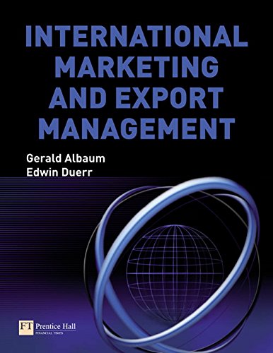 Stock image for International Marketing and Export Management for sale by HPB-Red