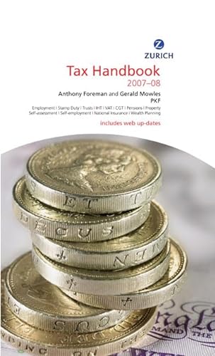 9780273714149: Zurich Tax Handbook 2007-2008