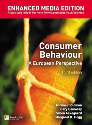 Imagen de archivo de Solomon: Consumer Behaviour Enhanced Media Edition: A European Perspective a la venta por AwesomeBooks