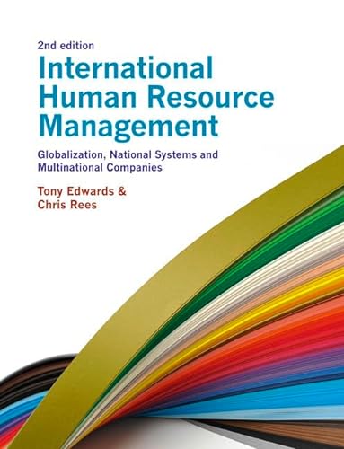 Stock image for International Human Resource Management, 2nd edition Edwards, Tony for sale by Aragon Books Canada