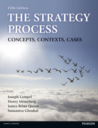 Beispielbild fr The Strategy Process: Concepts, Contexts, Cases zum Verkauf von AwesomeBooks