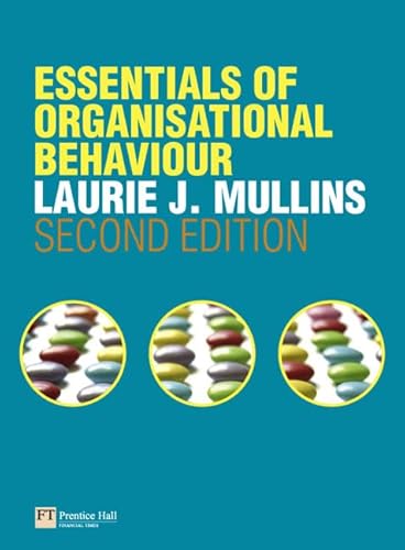 Beispielbild fr Essentials of Organisational Behaviour zum Verkauf von WorldofBooks