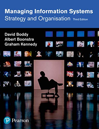 Beispielbild fr Managing Information Systems: Strategy and Organisation: An Organisational Perspective zum Verkauf von WorldofBooks