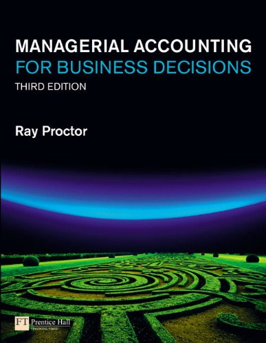 Beispielbild fr Managerial Accounting for Business Decisions zum Verkauf von WorldofBooks