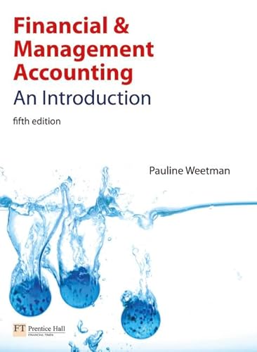 Beispielbild fr Financial and Management Accounting: An Introduction zum Verkauf von WorldofBooks