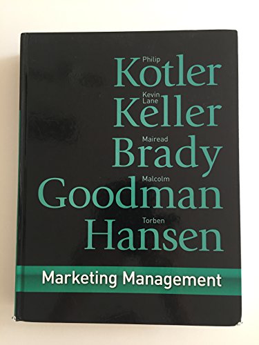 Stock image for Marketing Management for sale by Better World Books: West