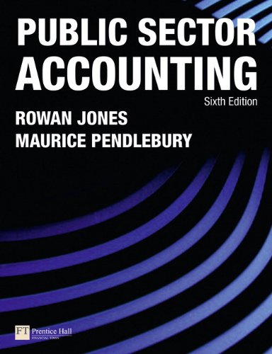Stock image for Public Sector Accounting (6th Edition) by Rowan Jones (2010-06-08) for sale by Phatpocket Limited