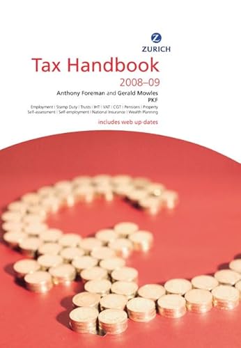 Imagen de archivo de Zurich Tax Handbook 2008-2009 a la venta por Reuseabook