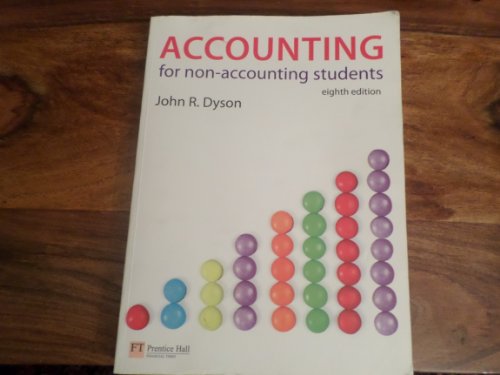 Accounting for Non-Accounting Students (8th Edition) (9780273722977) by Dyson, John R.